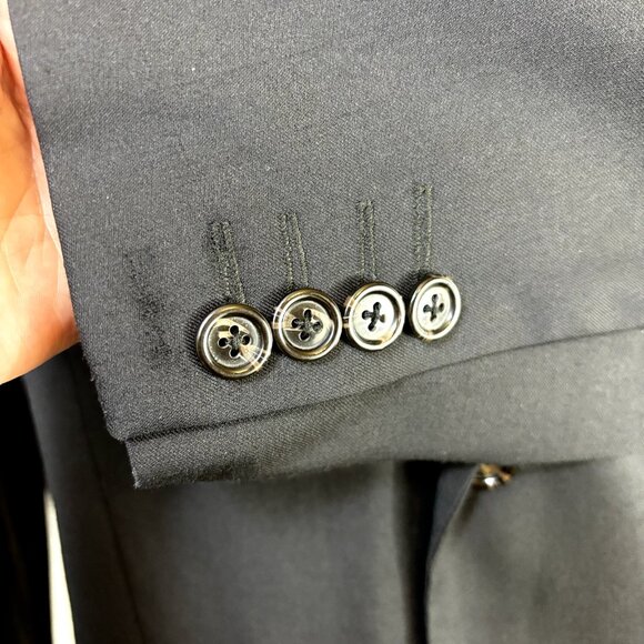 Stile Benetton Sport‎ Coat Blazer 50 EU/40-41 US Wool Blend Slim Fit Suit Jacket - Picture 13 of 14